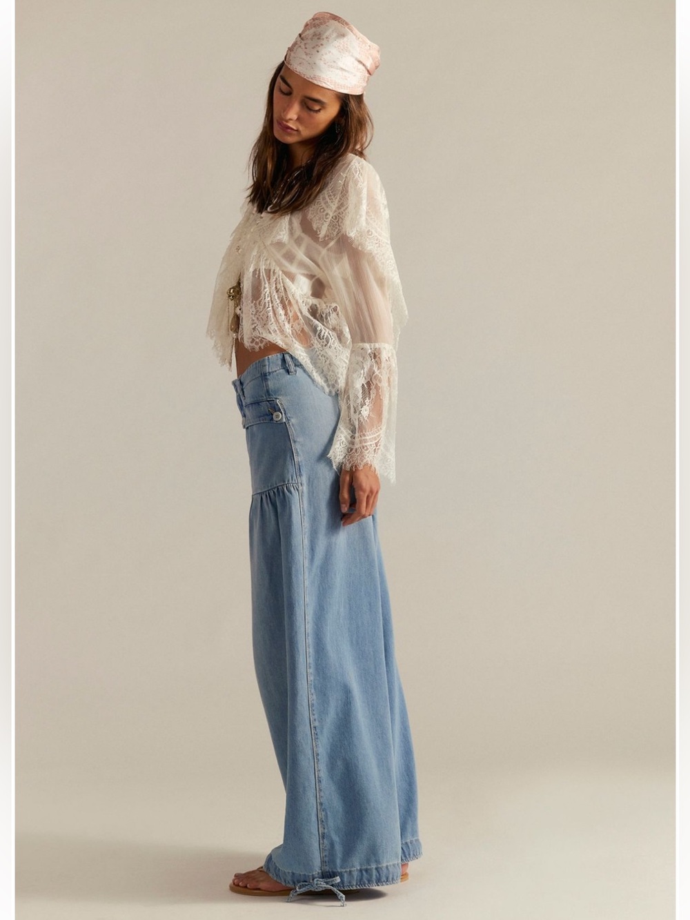 We the free lotus balloon jeans - Picture 2 of 2